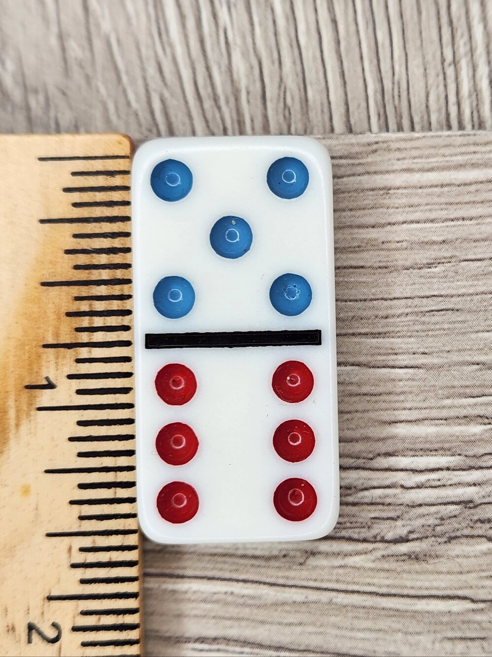 6:5 Replacement Domino Large Dot Shiny Color 1½ X ¾ X ¼ Dominoes